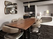 Presidential Suite Meeting Table with Chairs and Room Technology