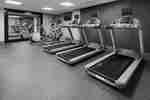 Fitness center with cardio machines