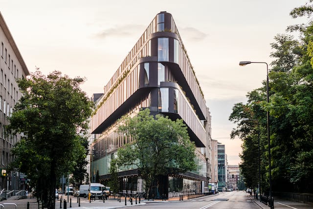 Hotel exterior street view