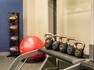 Weights and Exercise Balls in Fitness Center