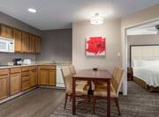 Kitchen and Dining Area in Two Queen Two Bedroom Suite