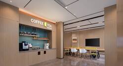 Coffee2Tea lobby beverage station