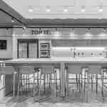 Lobi yemek ve oturma alanı.