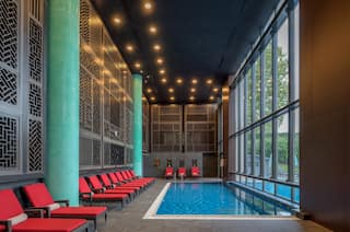 Indoor Pool Area at the Spa