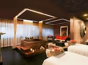 Spa VIP Room with Spa Tub and Tables with Soft Illumination
