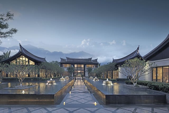 Hotel exterior with entrance