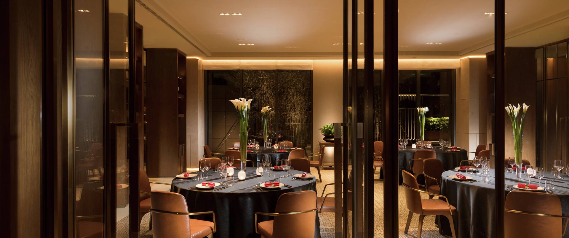 Private Dining Room with tables and chairs