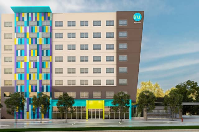 Extérieur du bâtiment de l'hôtel