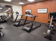 Fitness room with cardio machines