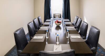 Meeting Room with Long Conference Table