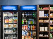 Snack Shop with Frozen Food, Beverages and Snacks
