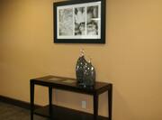 Lobby Vase and Framed Picture