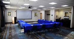 Meeting Room U-Shape Seating with Projection Screen