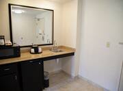 Accessible Guest Room Wet Bar Area