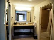 Double Queen Bathroom Vanity and Mirror