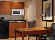 Suite Kitchenette and Work Desk