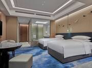 two twin beds room