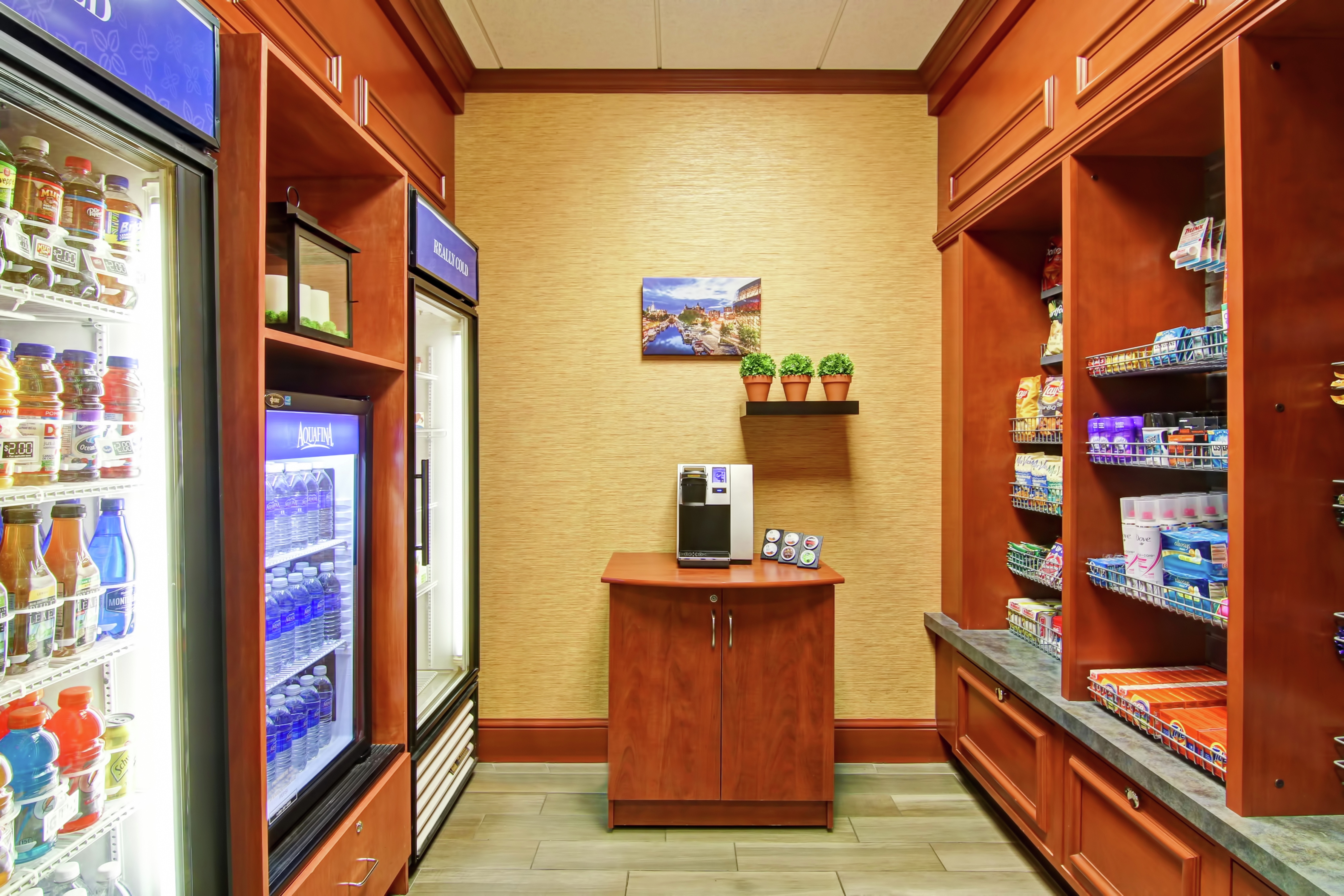 Snacks and Convenience Items Available for Guest Purchase at Pavilion Pantry