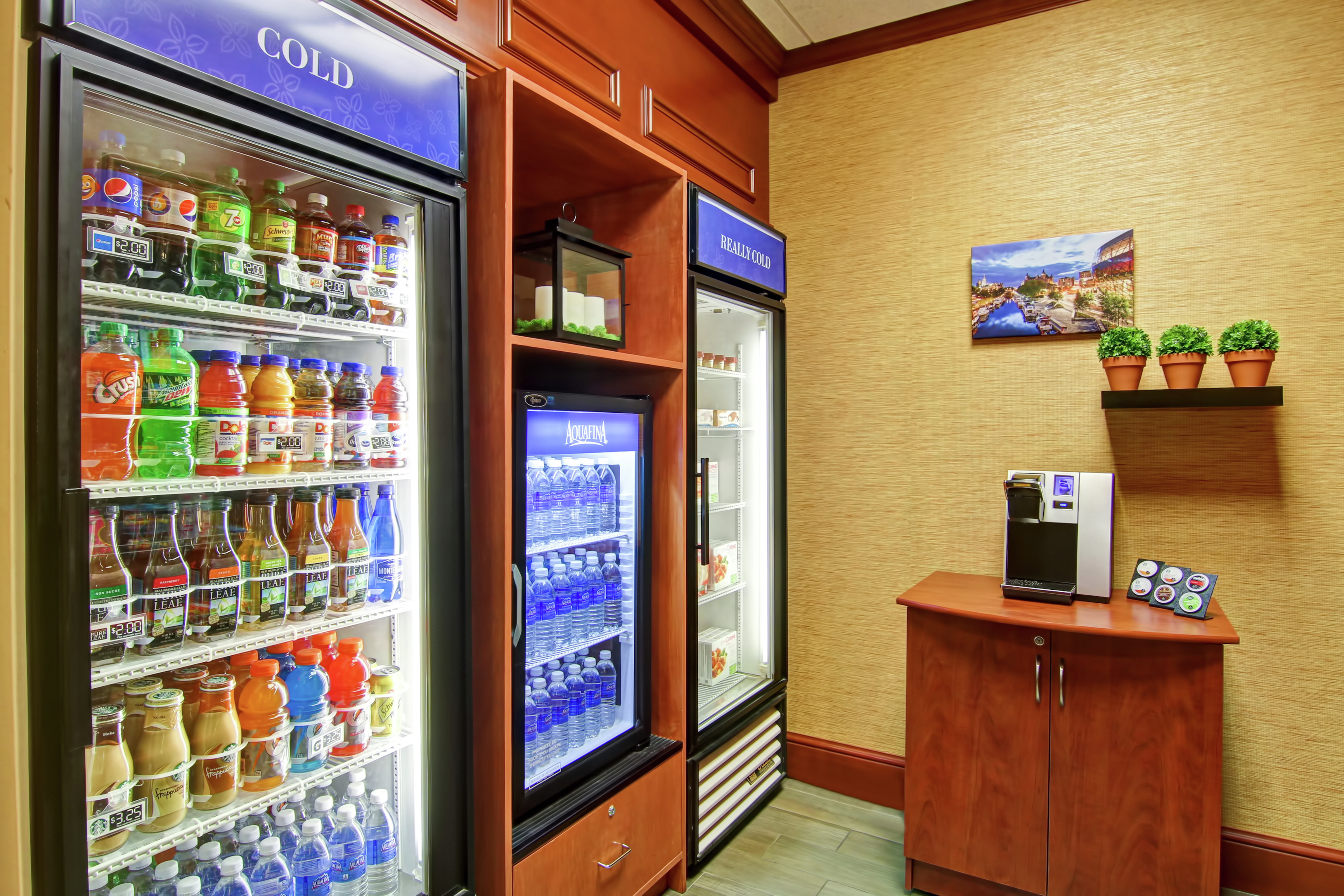 Refrigerated and Frozen Items Available for Guest Purchase at Pavilion Pantry