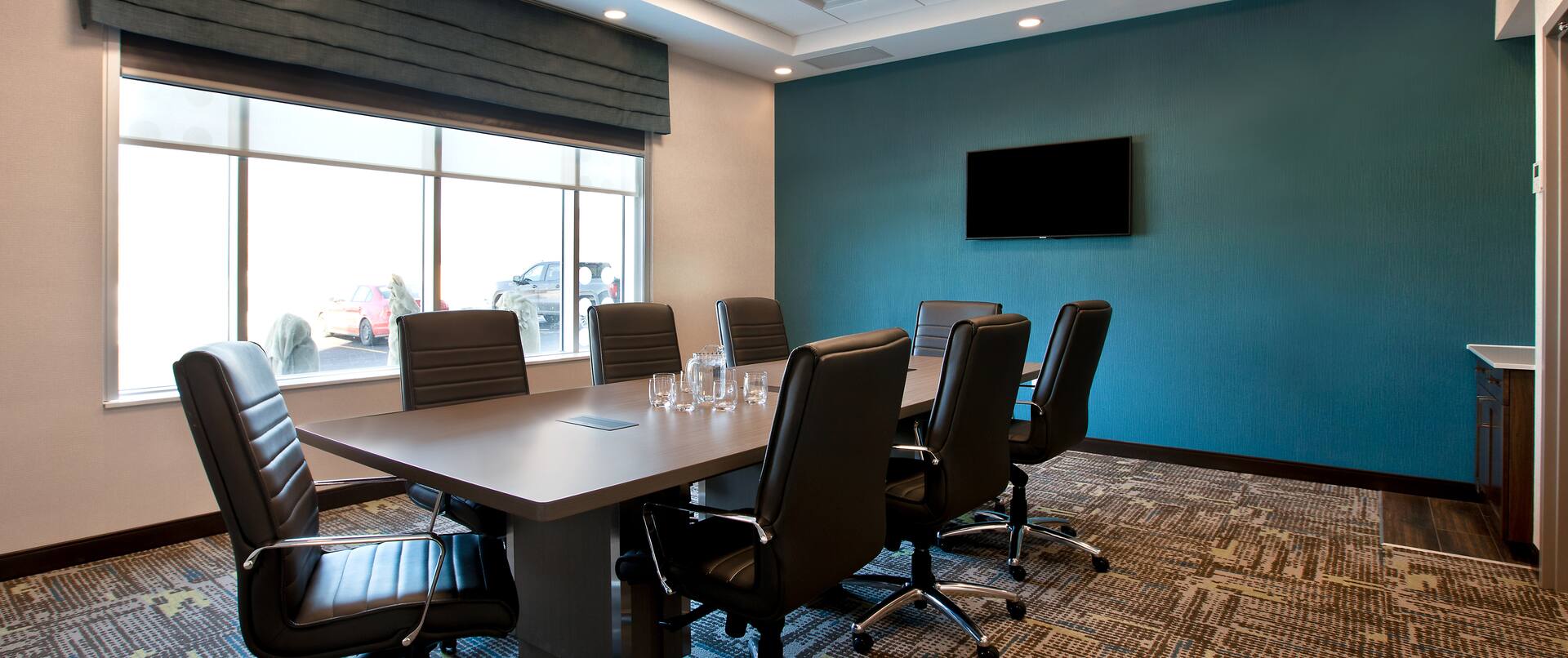 boardroom style meeting space