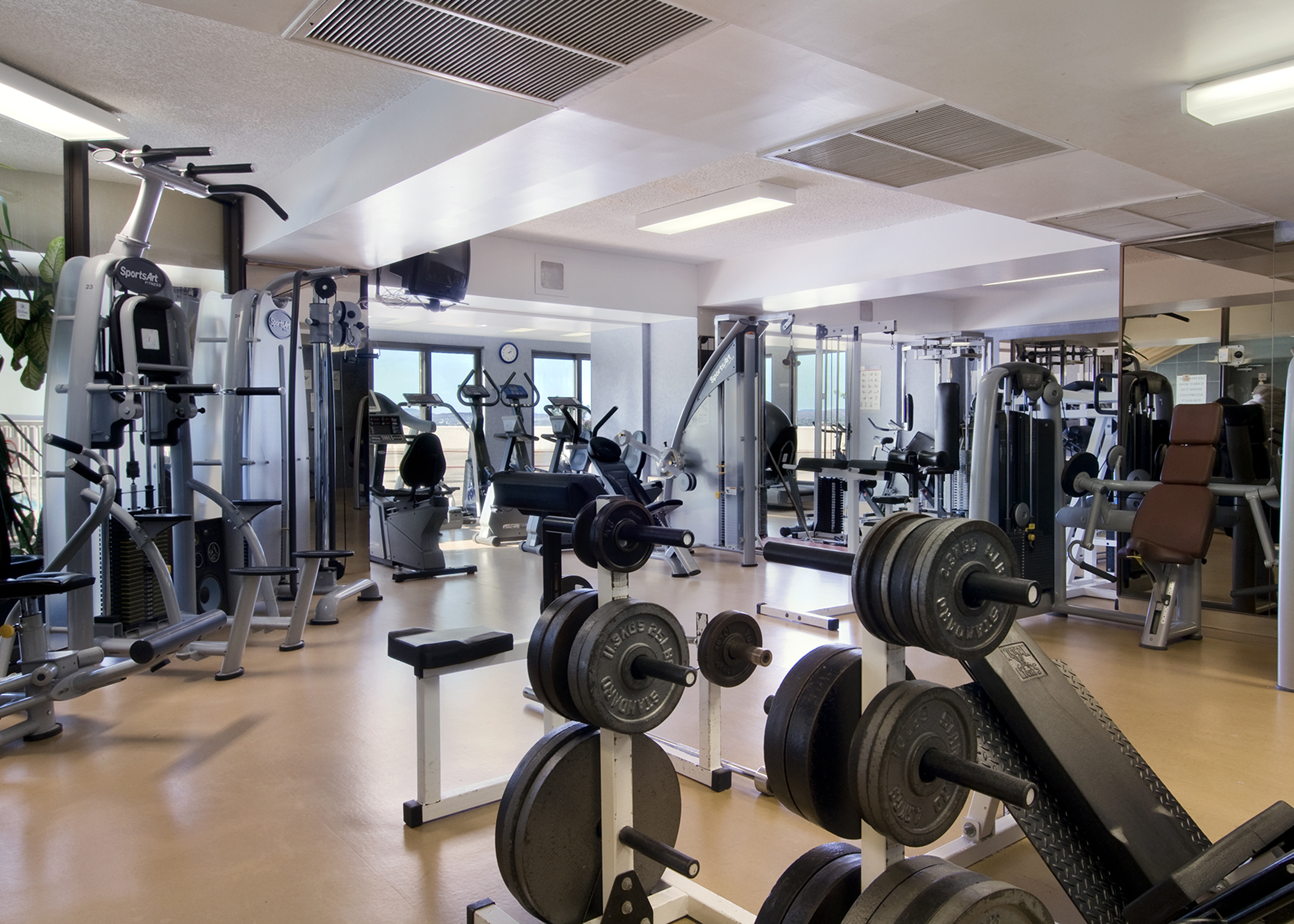 Fitness Center With Weight Equipment 