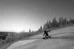 snowboarder on mountain