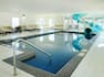 Indoor Pool with Waterslide and Hot Tub