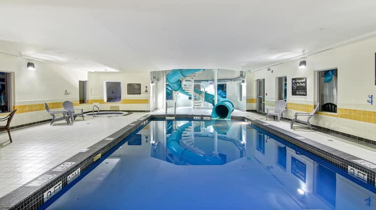 Indoor Pool with Water Slide