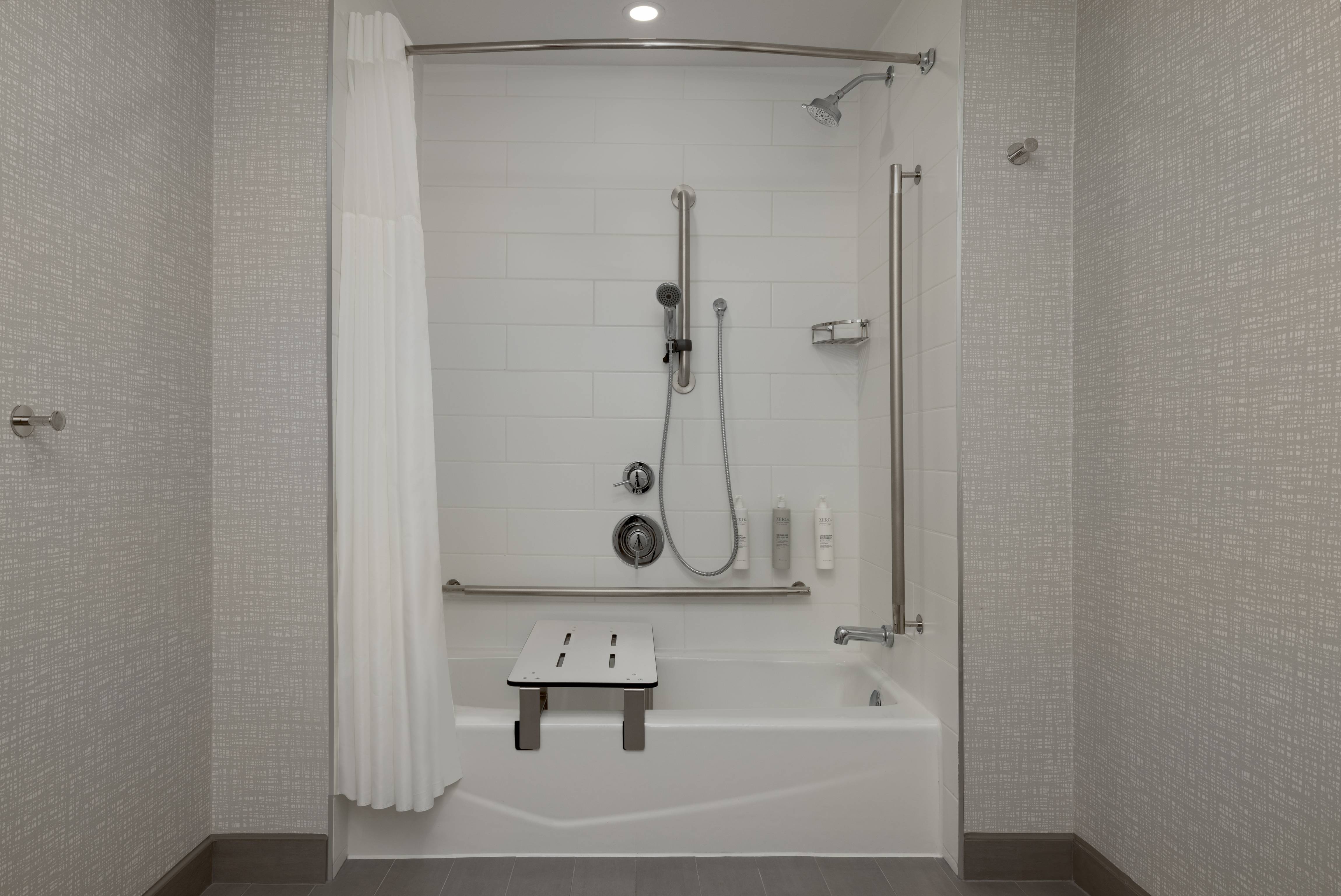 King Accessible Bathroom with Tub and Shower