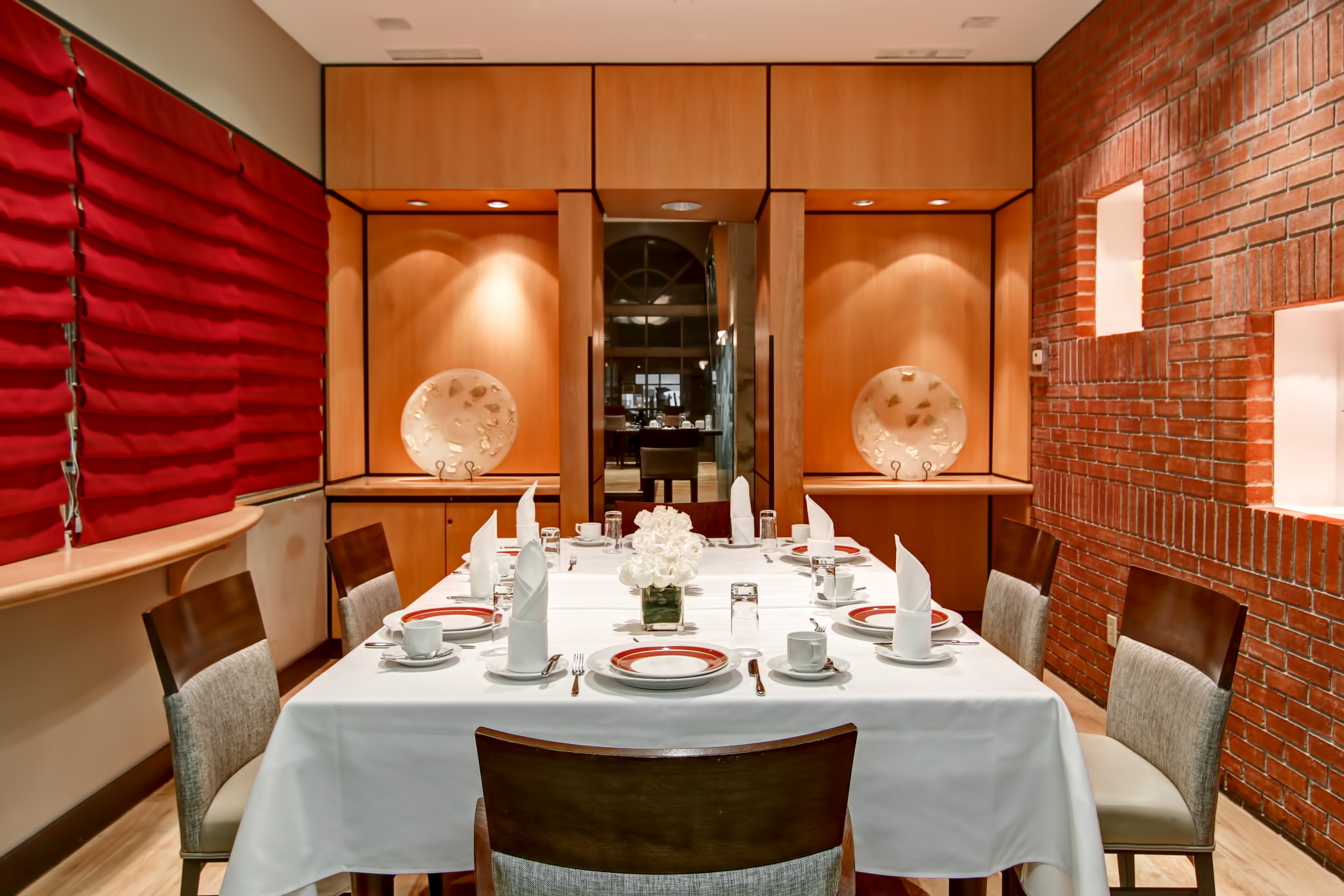 Private Dining Room with Dining Table for Six