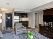 Living Room and Wet Bar Area of 2 Room Deluxe Suite
