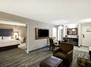 Suite with King Bed, Kitchenette, and Lounge Area