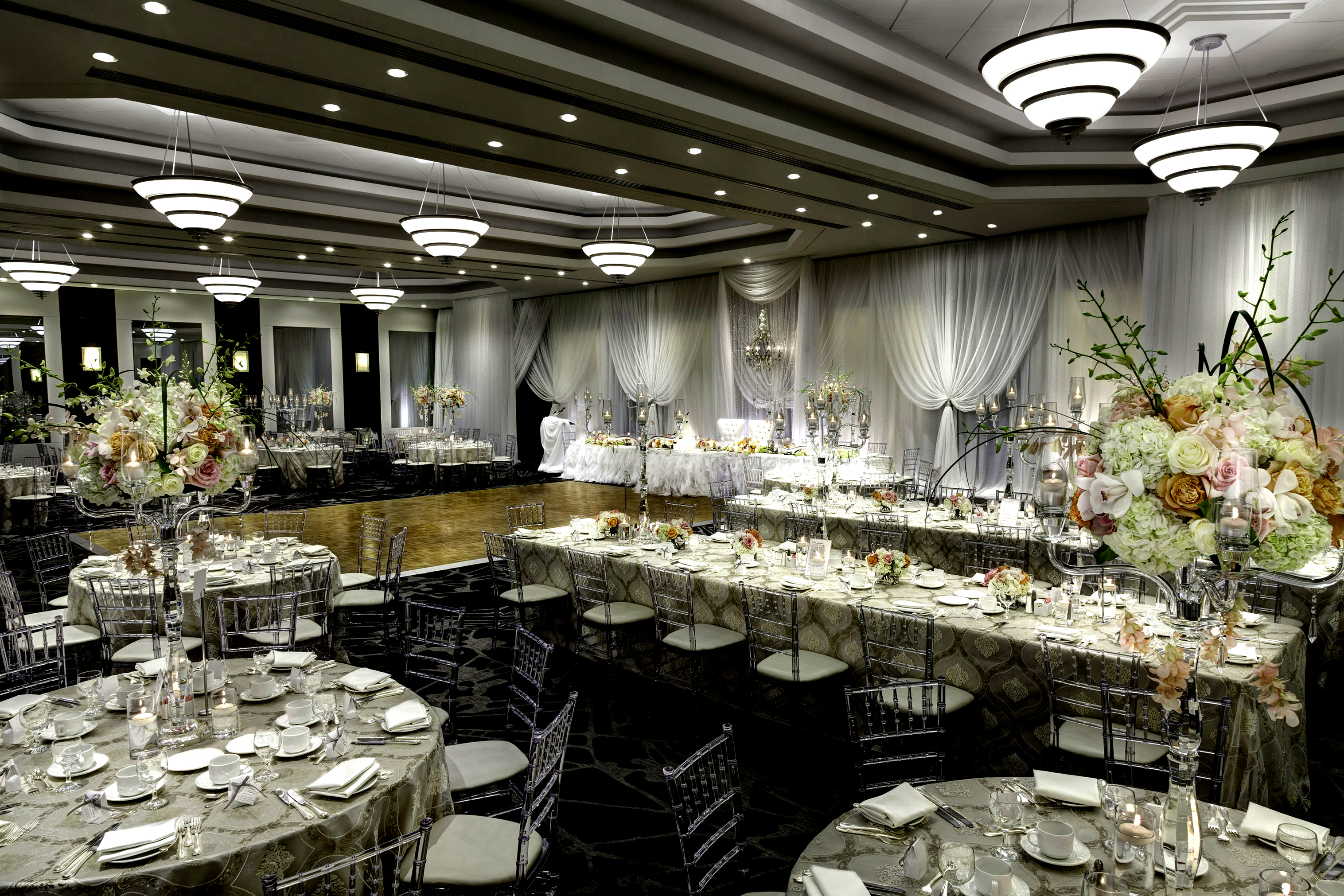 Markham Ballroom in Wedding Set Up