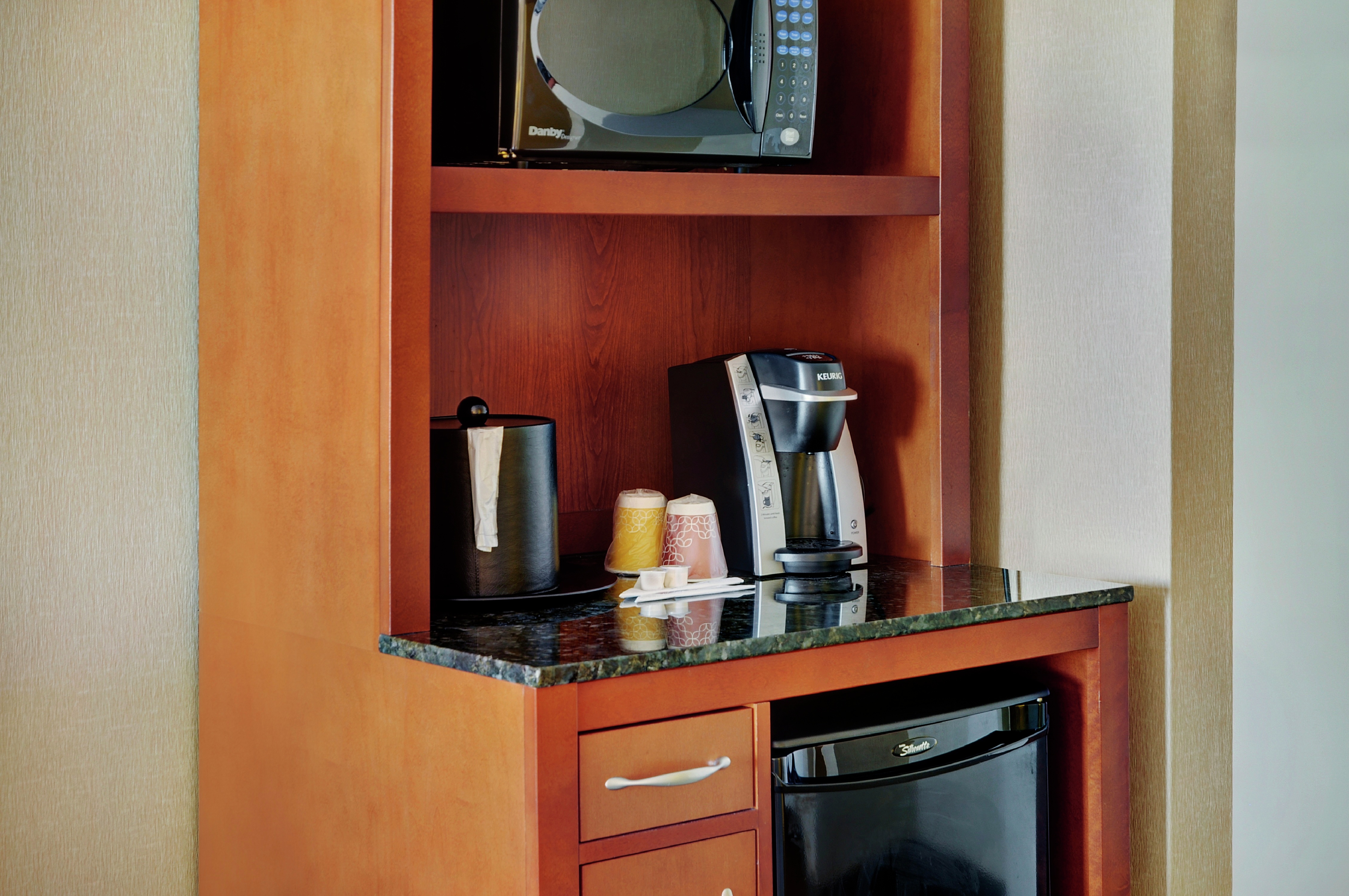 Guestroom Kitchenette with Room Technology