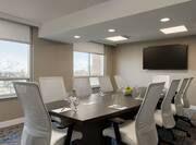 Renforth Meeting Room with Conference Table and Wall Mounted Television