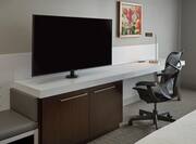 Guest Room With HDTV and Work Desk