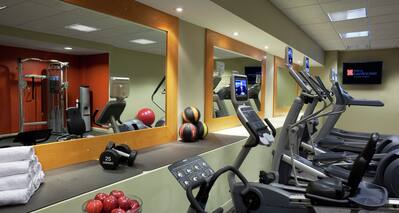 Fitness Center with Cardio and Weight Equipment 