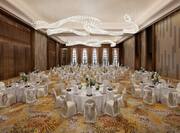 Grand Ballroom with Banquet Setup