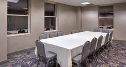 Meeting Room with Large Table and Chairs